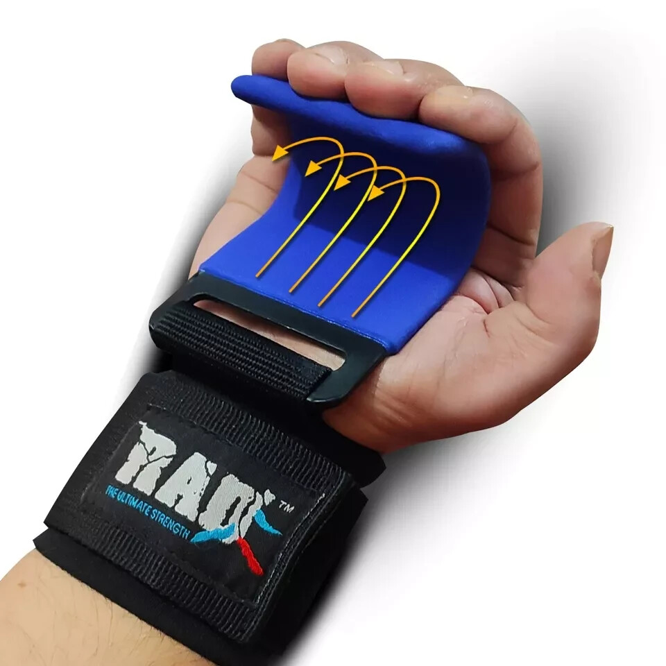 WEIGHTLIFTING POWER HOOKS for GRIP-DEADLIFT STRAPS-WRIST SUPPORT-SMITH MACHINE.