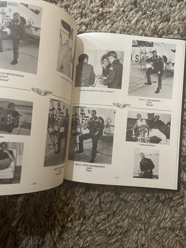 Williams Air Force Base 73-08 Class Pilot Training Yearbook Photos Ephemera HC - Picture 8 of 17