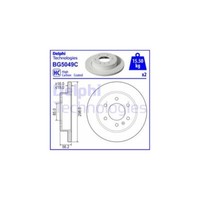 Delphi 2X Bremsscheibe Hinten Voll FüR Mercedes-Benz Sprinter 35-T Kasten 907