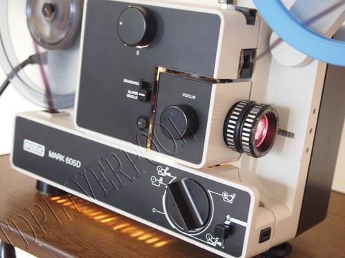 EUMIG 605D SUPER 8 STD 8 CINE MOVIE FILM PROJECTOR FULLY SERVICED - Picture 10 of 12