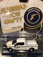 Greenlight Running On Empty 2016 Ford F-150. Pickup Truck GOODYEAR TIRES