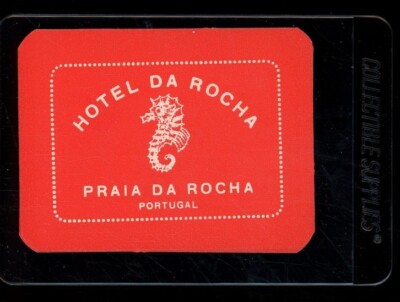 Hotel Da Rocha Praia Da Rocha Portugal Luggage Label
