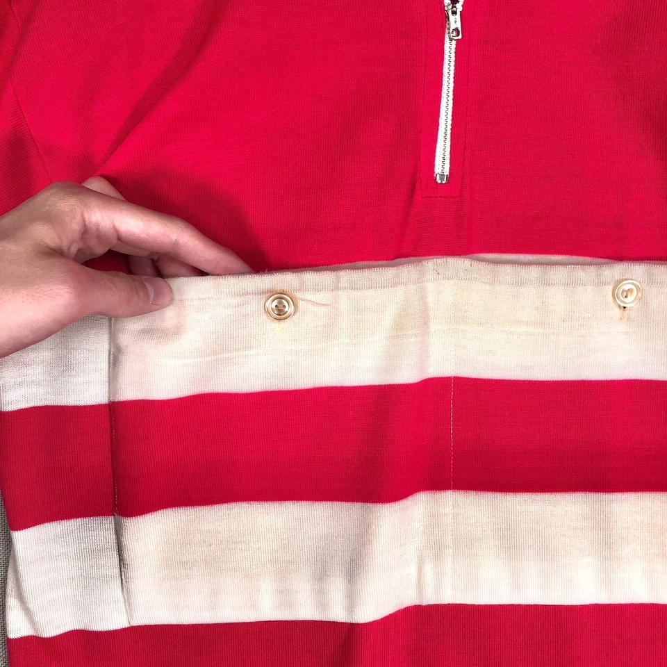 Camiseta deportiva de ciclismo vintage Lambertini rosa talla 44 bolsillos acrílicos años 60 70 J23 Foto 3 de 4