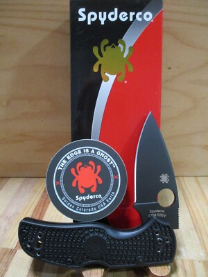 NIB Spyderco USA Native 5 FRN Folding Pocket Knife - C41PBBK5