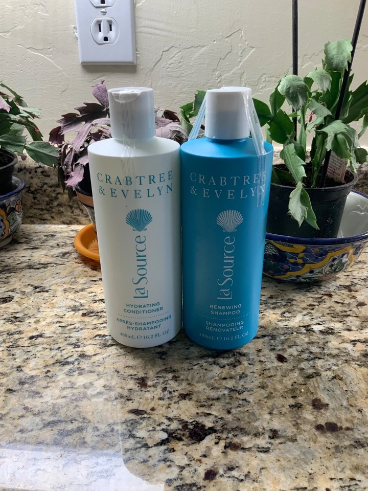 Juego de champú y acondicionador Crabtree & Evelyn LA SOURCE 16,2 fl oz cada uno Foto 2 de 3