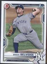 2021 1st Bowman Draft Brock Selvidge #BD-24 New York Yankees