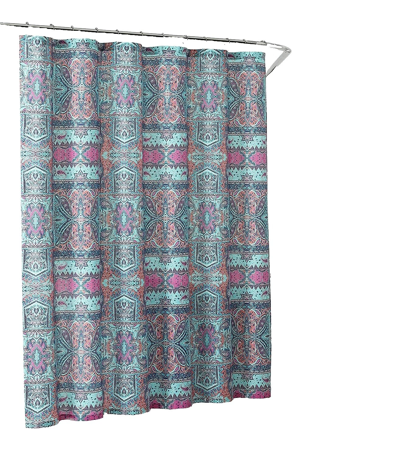 Cortinas de Ducha De Tela Tribal Multicolor