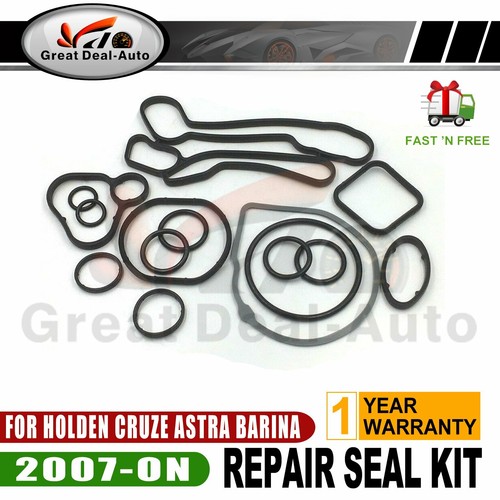 Oil Cooler Repair Seal Gasket Kit Fit Holden Cruze JG JH F18D4 1.8L Astra Barina eBay