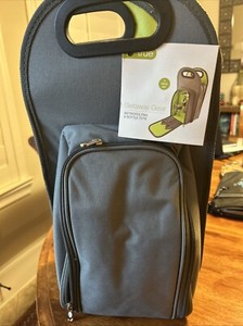 True Getaway Gear Metropolitan Two Bottle Tote With Picnic Accessories New