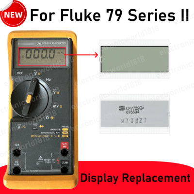 Screen For Fluke 76 True-rms Analog/Digital Multimeter LCD Display Replace NEW