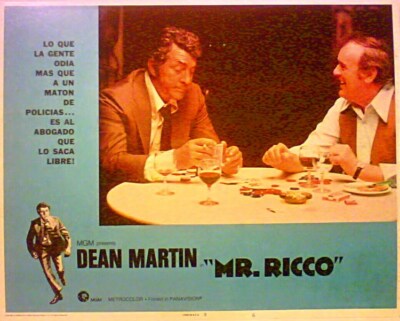 Mr Ricco Dean Martin Mr. Ricco Original Lobby Card; 1975 | eBay