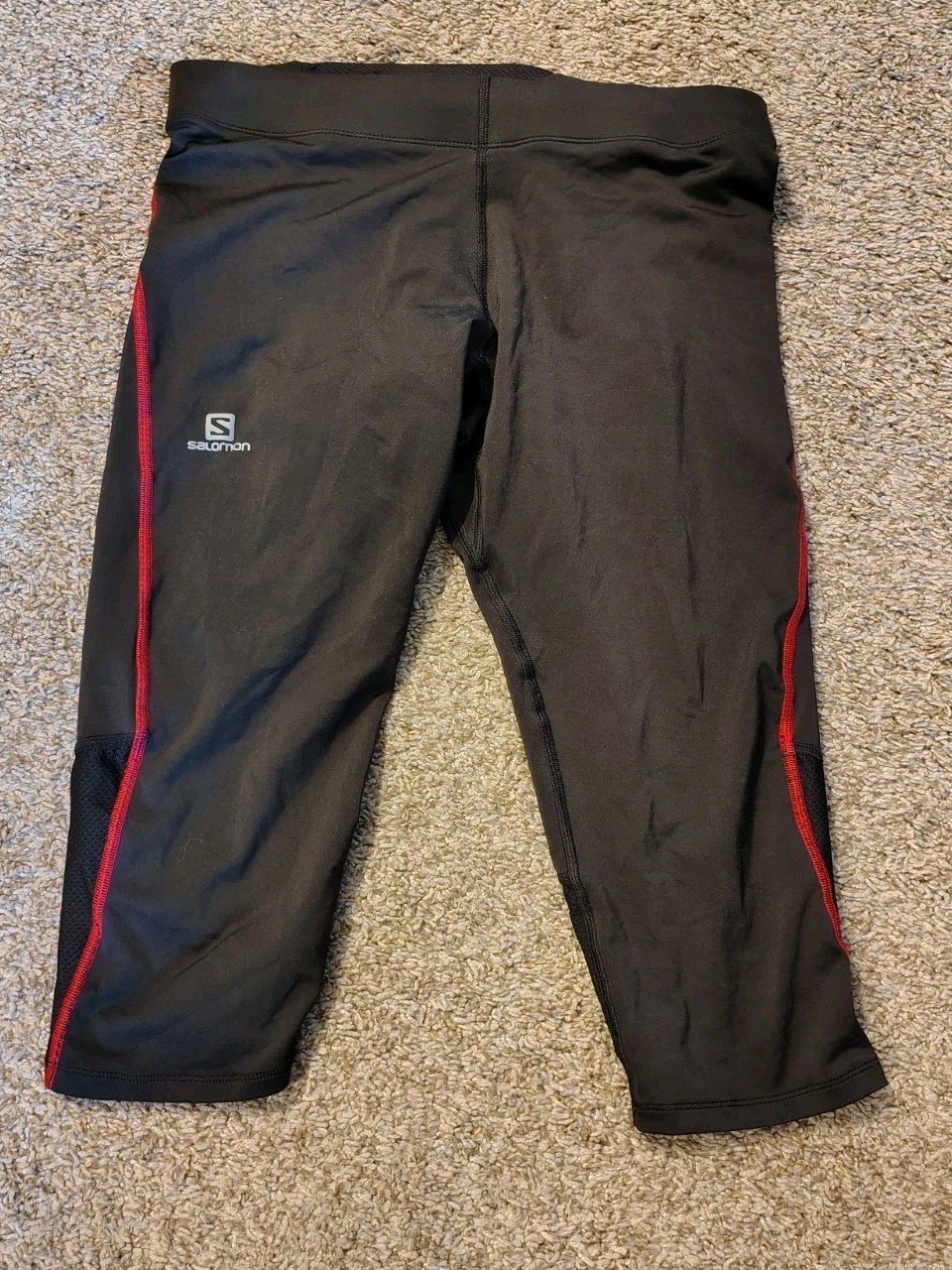 Collant donna medio running Capri Salomon "AGILE 3 4 TIGHT" nuovo