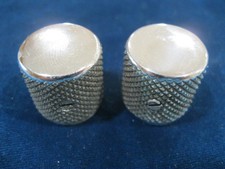 early 1970's FENDER Chrome GUITAR Knobs Telecaster Precision Bass 1