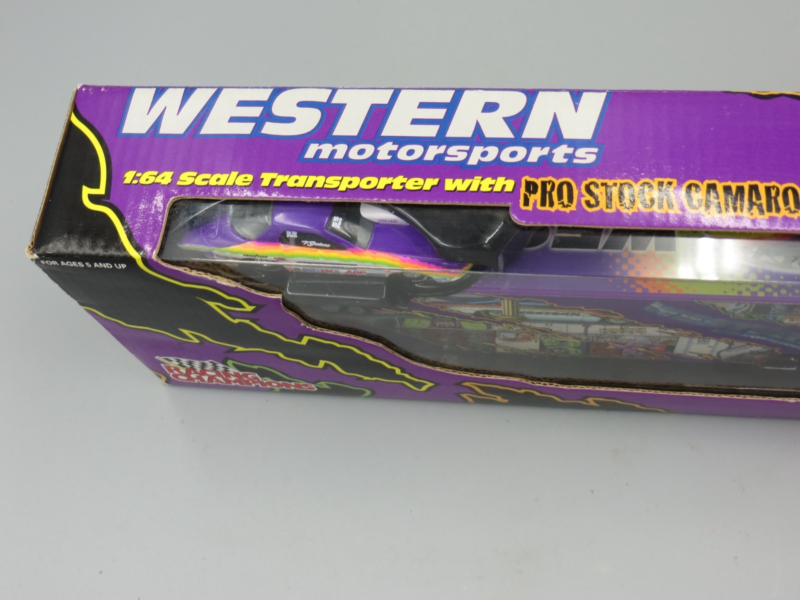 Racing Champions Western Motorsports 1:64 Transporter Pro Stock Camaro ...