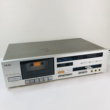 VTG TEAC V-330 Stereo Cassette Tape Deck Player Silver Tested Works READ