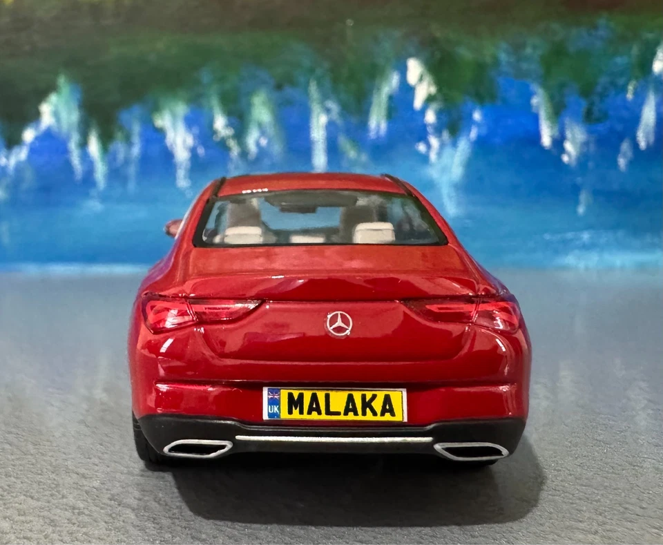 PERSONALISED NAME Mercedes CLA Coupe C118 2019 1:43 Spark Digital Diecast Car - Image 3 of 4