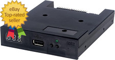 SFR1M44-U100 3.5 Inch 1.44MB USB SSD Floppy Drive Emulator Black