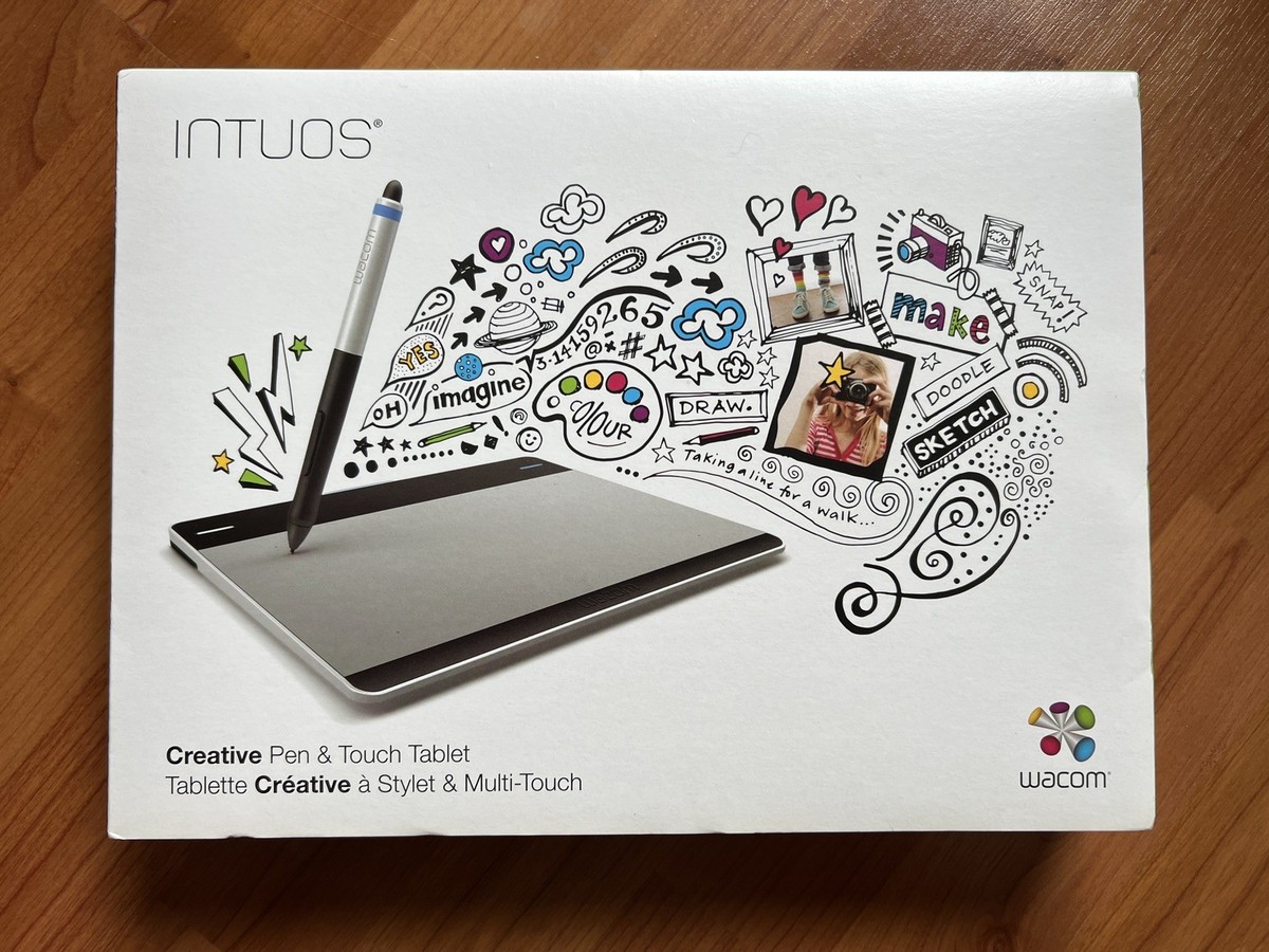 Wacom Intuos CTH-480 Touch Graphics Tablet with Creative Pen for