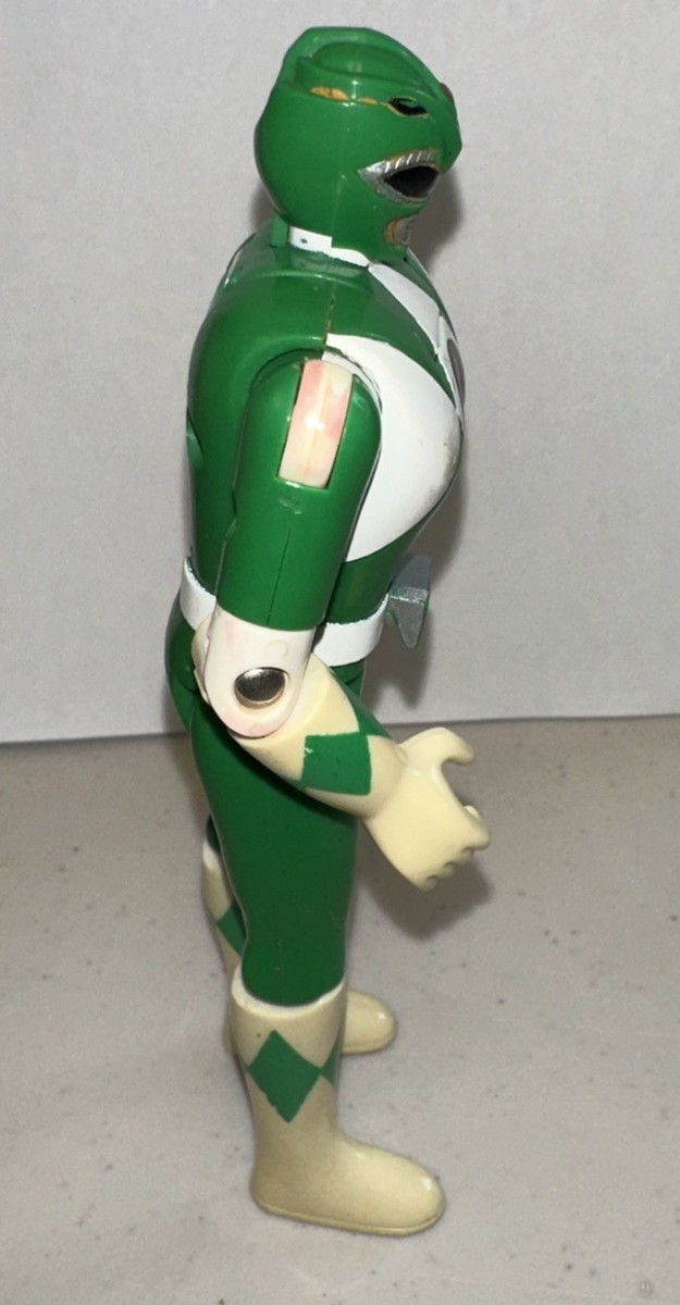 1993 Bandai MMPR Power Rangers Green Ranger Flip Head 5.5