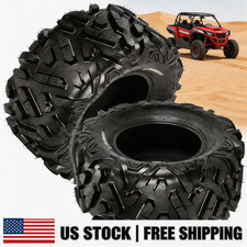 ATV UTV all-terrain Tires 25x10-12, 6 PR, Tubeless DAV110 2Pack AT25X10-12
