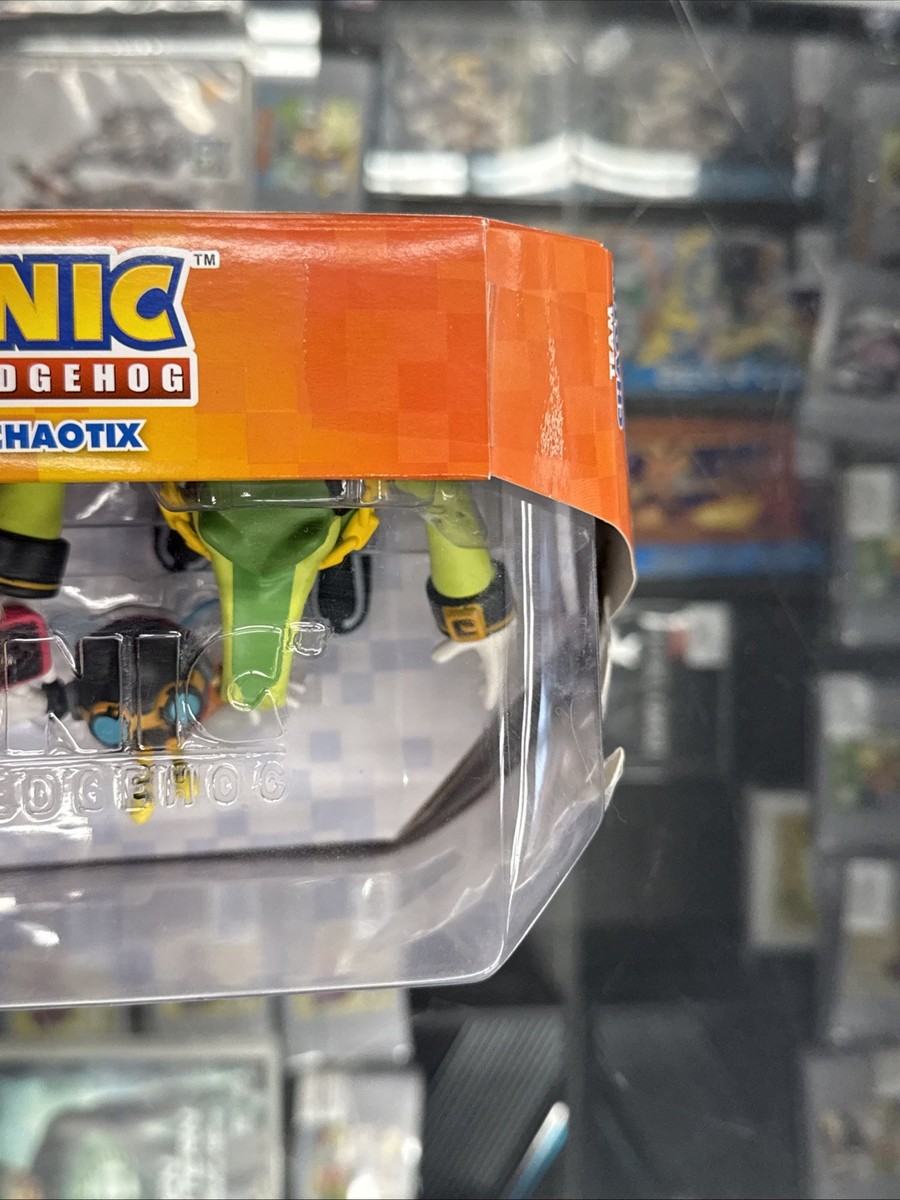 Sonic The Hedgehog Team Chaotix Figure Set Charmy Bee Espio Vector