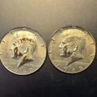 Lot of 2 40% silver Kennedy half dollars.1967 1968