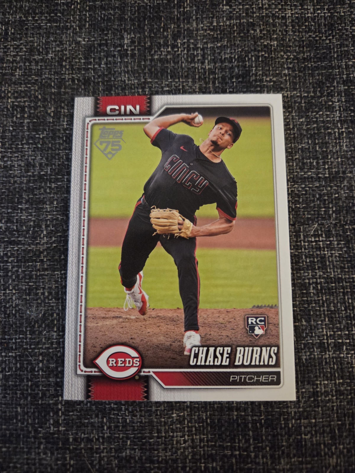 2026 Topps #312 Chase Burns RC Cincinnati Reds