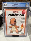 TIME Magazine Pokémon 25th Anniversary CHARMANDER Variant CGC 9.4 L@@K!