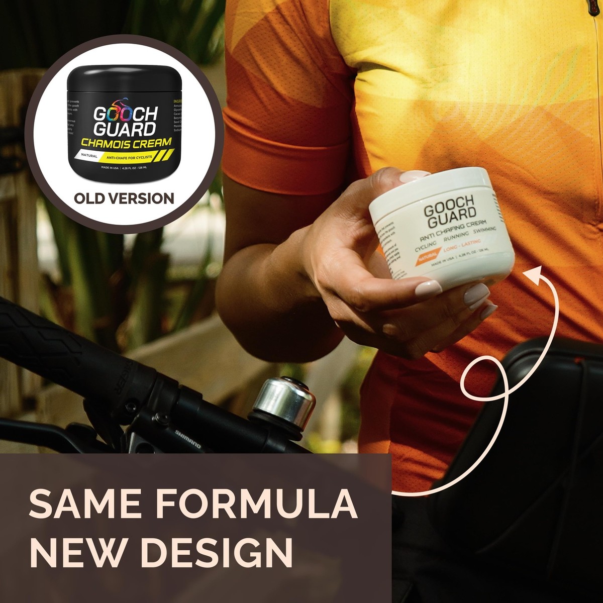 Gooch Guard Chamois Cream Anti Chafe and Friction Lubricant Balm