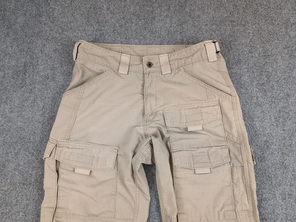 Kitanica All Season Capris Size 32 Coyote Khaki USA Made Heavy Ripstop Rare - Image 2 of 4