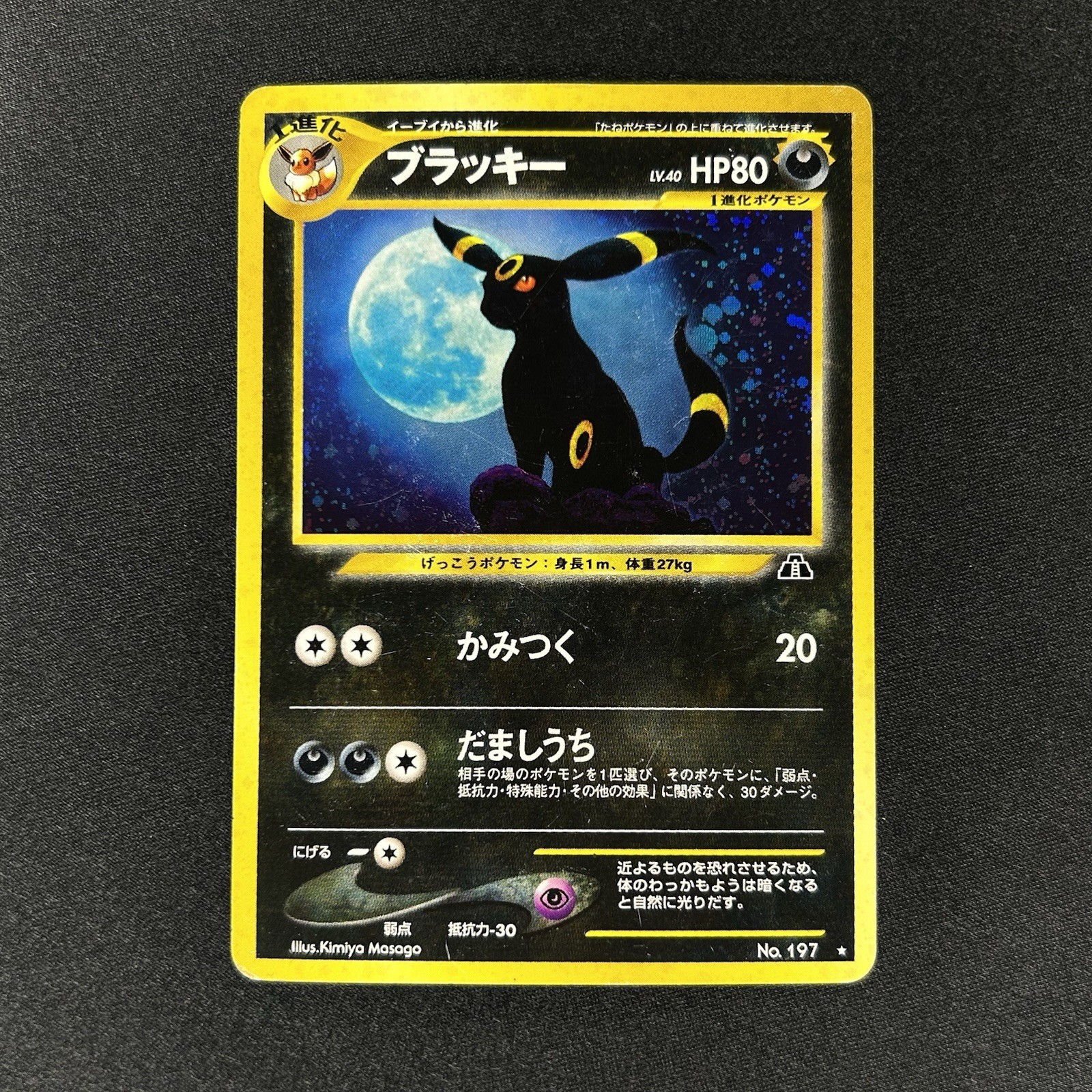 Umbreon 197 Crossing the Ruins Pokemon