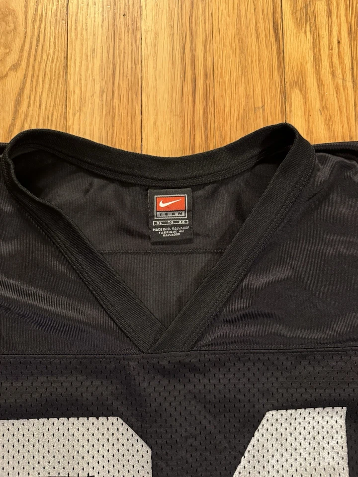 Camiseta de fútbol americano vintage de Charles Woodson #24 de los Oakland Raiders de la NFL (talla XL) Foto 4 de 4