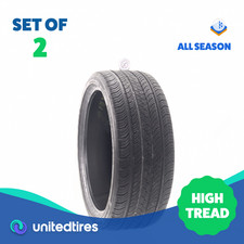 Set Of 2 Used 24535r20 Continental Procontact Tx 95h - 8.532 Set Of 2 Used 24535r20 Continental Procontact Tx 95h - 8.532