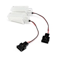 2x LED Modul Fußraumbeleuchtung passend für Seat VW GOLF 5 6 7 Passat Polo weiß