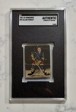 1951 Parkhurst Allan Stanley Rookie Card #94 SGC Authentic Altered. rookie card picture