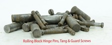 Lot Remington Rolling Block Rifle Hammer Breechblock Hinges Tang Guard Screws
