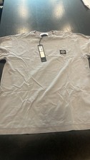 Stone Island Gray Logo Patch Tee In Size Large Retail 199 Only One NWT