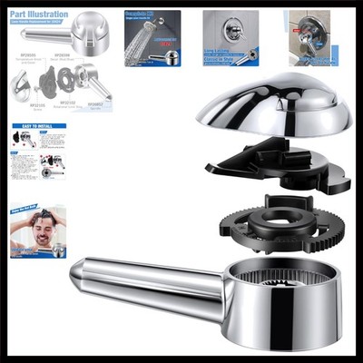 Lever Handle Replacement for 10424, Single Lever Handles Kit Compatible with ...