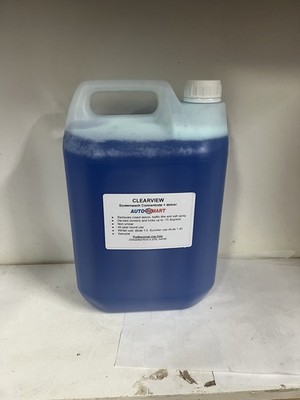Autosmart Clearview ScreenWash Concentrate 5L - No Smear Formula - De Icer