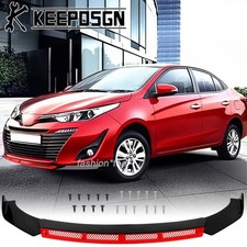 Für Toyota Yaris Auto Vorne Stoßstange Frontspoilerlippe Frontlippe Tuning Rot