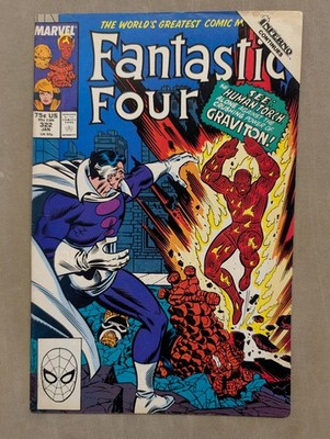 Fantastic Four #322, Marvel Comics, January 1989.