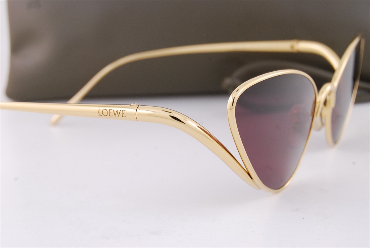 Brand New LOEWE Sunglasses LW 40179U 30Y Gold/Purple For  display picture 2