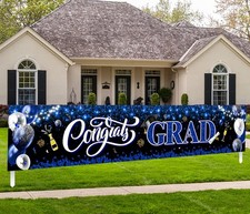 2026 Graduation Decorations-Congrats Grad Yard Sign Banner Decoration for Cla...