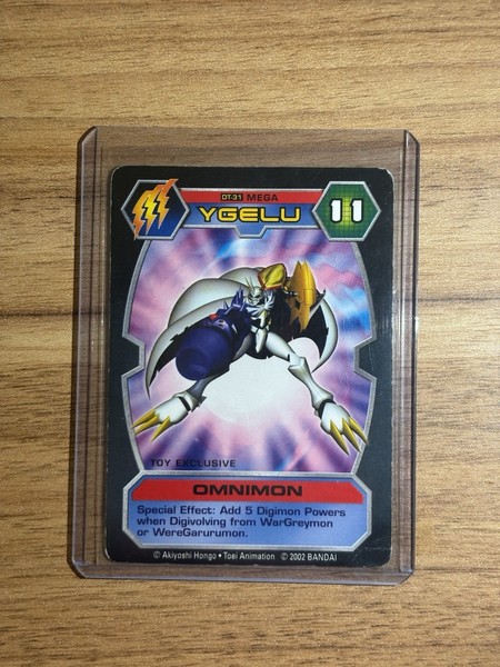 Digimon Omnimon DT-31 Mega YGELU D-Tector Exclusivo Bandai 2002