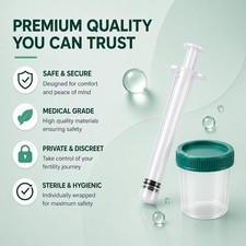 Home Insemination Kit for Women   Safe  Comfortable Artificial Insemination Kit