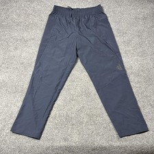 Adidas Pants Mens Large Navy Blue AEROREADY Athletic Track Lightweight Wicking