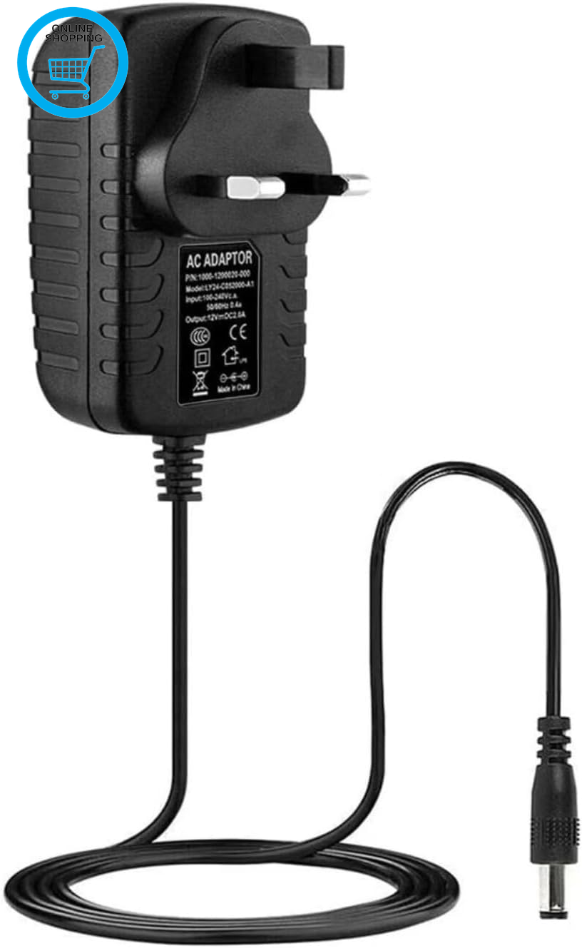 AC to DC 5V 1A Power Supply Adapter, Stable 5W Output with 5.5 X 2.1Mm DC Plug,