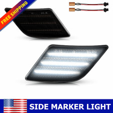 Smoked Lens Side Lights Marker Lamps For 2008-2011 Mercedes Benz W204 C-Class 2X