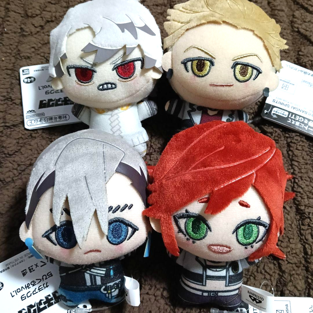 Gachiakuta Chibigurumi Plush Doll Mascot Rudo Zanka Enjin Riyo Set