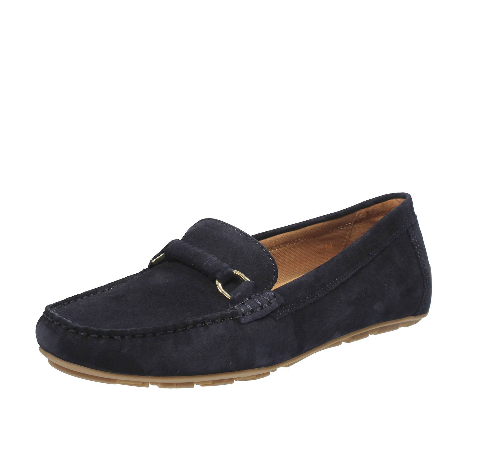 Мокасины - кассини Flexx Lionel из замши синего цвета - Taglia 41 Scarpe Donna 18890₽